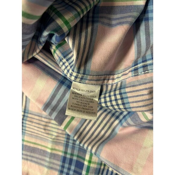 Roper Mens 2XL Heavyweight Plaid Flannel Button-Up Shirt With Western Yoke & Dua - Picture 8 of 9